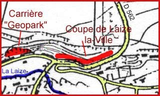 Détail extrait de carte